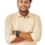 Abhinand T S, best freelance digital marketer in Kerala specializing in SEO, Google Ads and social media marketing, shown in a professional portrait with confident posture